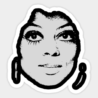 Diana Ross SURRENDER white Sticker